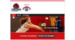 Desktop Screenshot of carcajou-volley.com